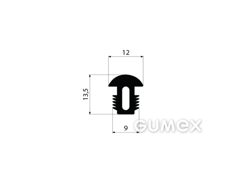GUMMIPROFILE T-FORM - EPDM